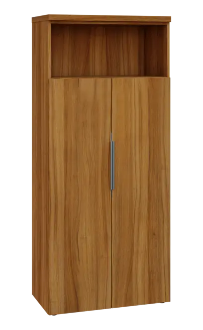 SIN 5 - 82DN kancelářská skříň, 2-dveřová/nika, 1820x800x400, ořech světlý